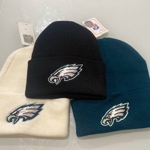 Philadelphia Eagles Beanie ( White, Black, Green )